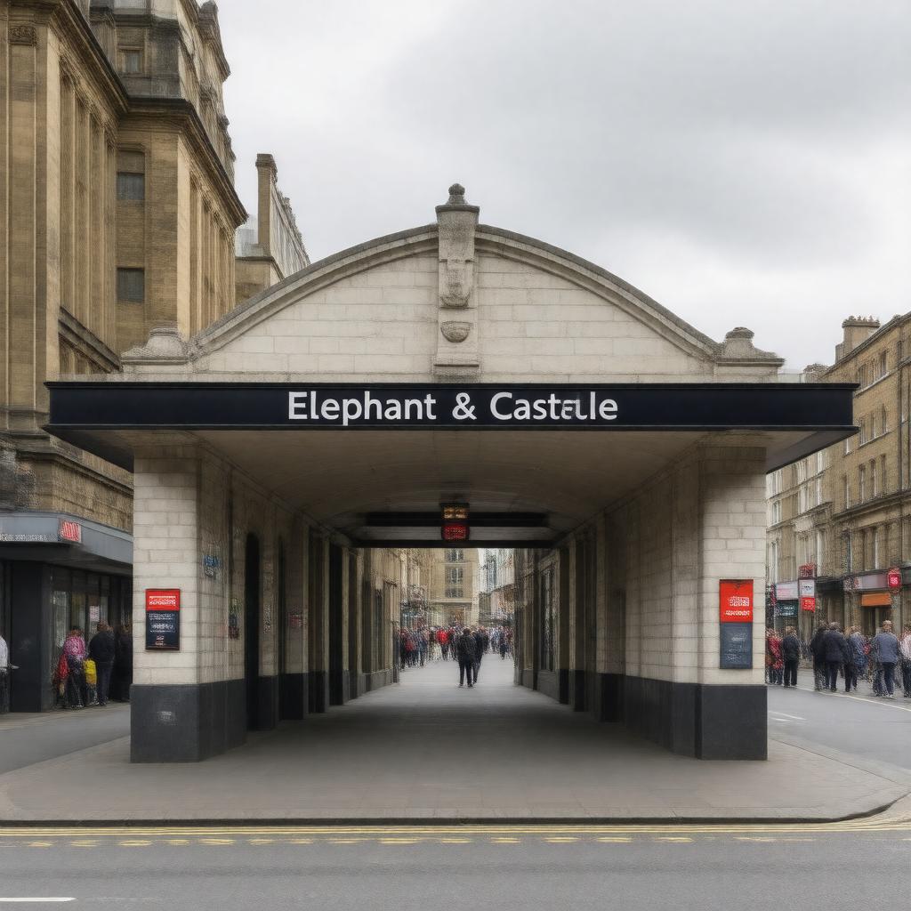 Elephant and Castle tube station